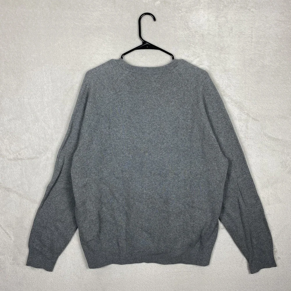 NWT Banana Republic Live With Pride Birdseye Crewneck Sweater Mens L Gray Gay